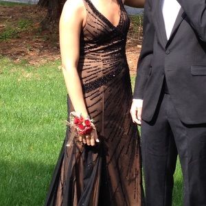 Prom dress/gown, beaded